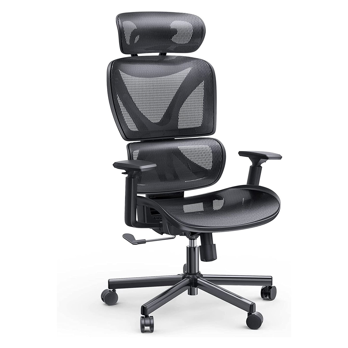 Ergonomic Office Chair Desk Chair High Back Computer Chair with Armrest and  Lumbar Support, 300lb, Black 
